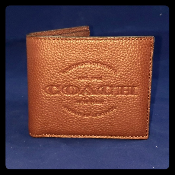 Coach Other - Mens Coach wallet PVC leather. Mahogany MSRP $178
